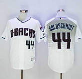 Arizona Diamondbacks #44 Paul Goldschmidt White-Capri New Cool Base Stitched Baseball Jersey,baseball caps,new era cap wholesale,wholesale hats